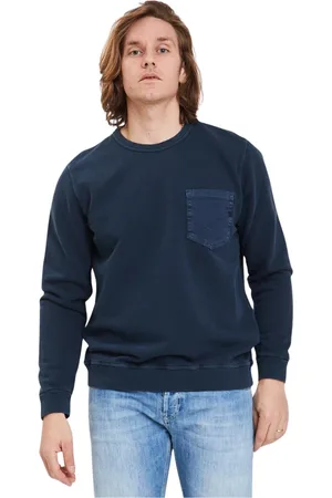 Dondup Bluzy, Mężczyzna, Niebieski, S, Stylowa Bluza