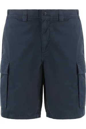 Woolrich Szorty, Mężczyzna, Niebieski, W38, Bawełniane szorty bermuda z kieszeniami