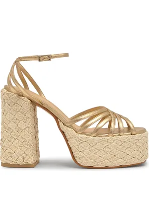Castaner Buty, Kobieta, Żółty, 41 EU, Sandały Z Obcasem 13 CM