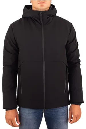 Peuterey Kurtki, Mężczyzna, Czarny, S, Nylon, Loge MD Jacket