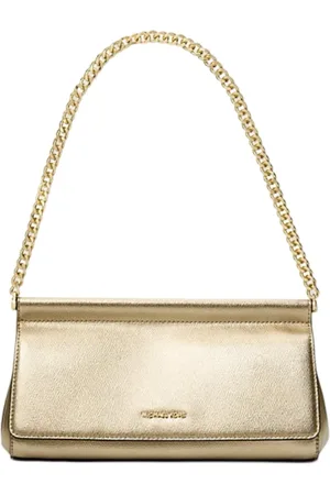 Michael Kors Torebki, Kobieta, Żółty, ONE SIZE, Skóra, Wintage-inspirowana Carmine Clutch Torebka