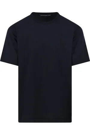 DEPARTMENT FIVE Koszulki, Mężczyzna, Niebieski, L, Granatowy T-shirt z falą