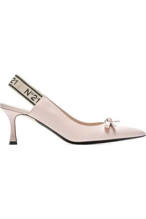 Nº21 Buty, Kobieta, Beżowy, 37 EU, Elegant Slingback Obcasy