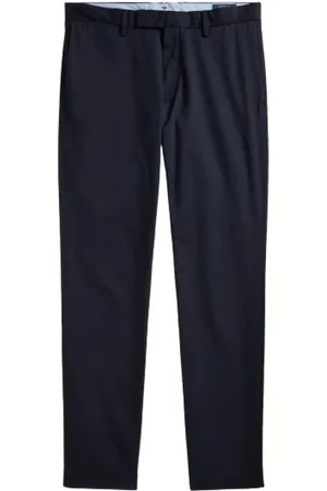 Ralph Lauren Spodnie, Mężczyzna, Niebieski, W30, Bawełna, Granatowe, elastyczne spodnie chino o kroju slim fit