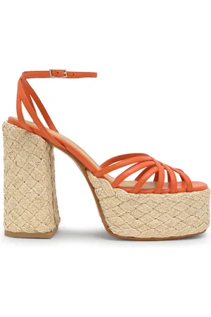 Castaner Buty, Kobieta, Pomarańczowy, 38 EU, Sandały Z Obcasem 13 CM