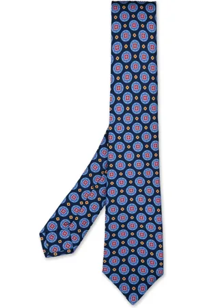 Kiton Akcesoria, Mężczyzna, Niebieski, ONE SIZE, Niebieski Jedwabny Elegancki Szal