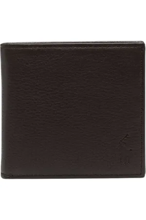 Ralph Lauren Akcesoria, Mężczyzna, brązowy, ONE SIZE, Skóra, Skórzany Portfel