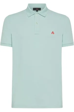 Peuterey Koszulki, Mężczyzna, Niebieski, M, Bawełna, Plantago 02 Polo Shirt