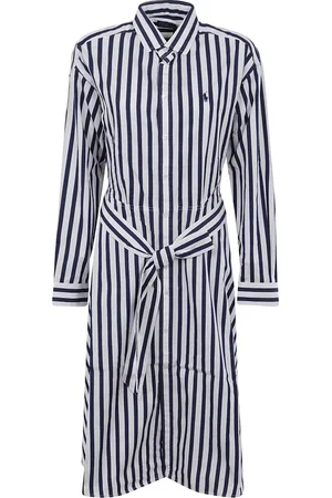 Ralph Lauren Sukienki, Kobieta, Niebieski, S, Bawełna, Niebieska Sukienka