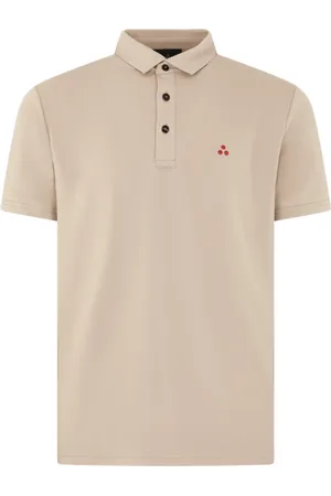 Peuterey Koszulki, Mężczyzna, Beżowy, S, Bawełna, Koszulka Polo Mezzola