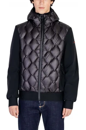 Peuterey Kurtki, Mężczyzna, Czarny, L, Poliester, Urban Bomber Jacket