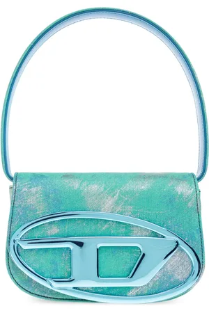 Diesel Torebki, Kobieta, Niebieski, ONE SIZE, Bawełna, Torba na ramię `1Dr 1Dr`