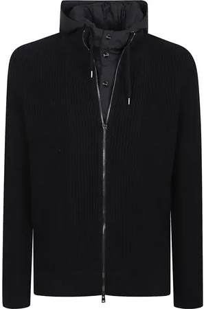 HERNO Bluzy, Mężczyzna, Niebieski, 2XL, Niebieska Kurtka Styl Ss 25