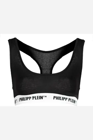 Philipp Plein Sport, Kobieta, Czarny, L, Bi-Pack Bra