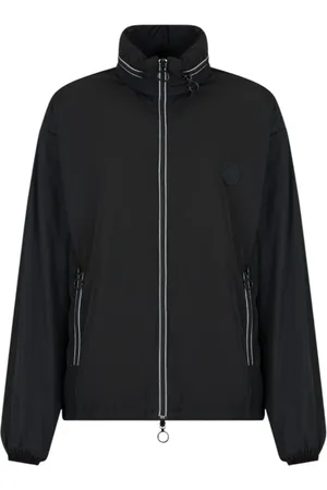 Armani Exchange Kurtki, Kobieta, Czarny, M, Czarna wiatroszczelna kurtka z kapturem