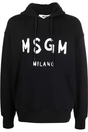 Msgm Bluzy, Mężczyzna, Czarny, L, Len, Czarny Sweter Męski Stylowy Komfort