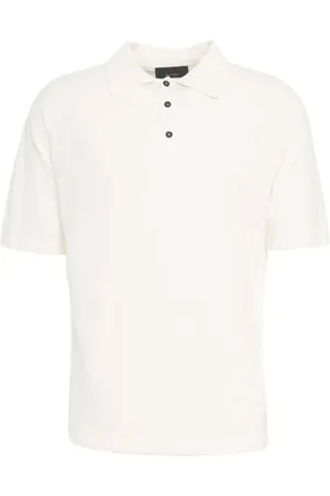 Peuterey Koszulki, Mężczyzna, Biały, L, Bawełna, Koszulka Polo Terry