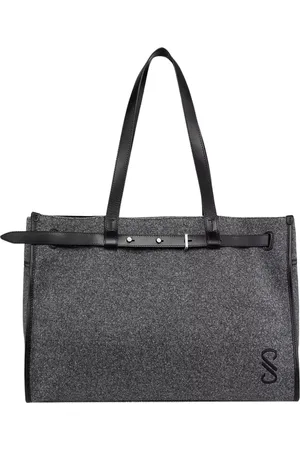 Proenza Schouler Torebki, Kobieta, Niebieski, ONE SIZE, Filcowa torba Tote z paskiem