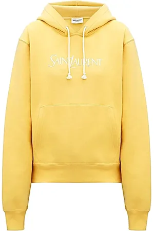 Saint Laurent Bluzy, Kobieta, Żółty, XS, Stylowy Sweter dla Mężczyzn