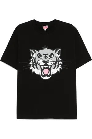 Kenzo Koszulki, Mężczyzna, Czarny, XL, Bawełna, Uniwersalny T-shirt z okrągłym dekoltem