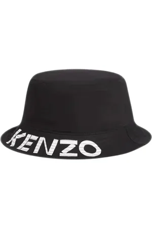 Kenzo Akcesoria, Mężczyzna, Czarny, M, Bawełna, Bawełniana czapka z logo