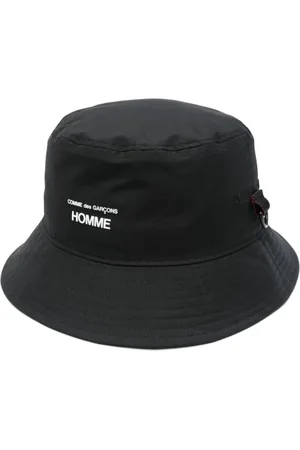 Comme des Garçons Akcesoria, Mężczyzna, Czarny, ONE SIZE, Czarna Kapelusz z Wąskim Rondem