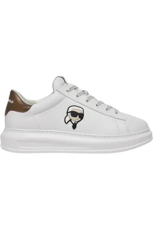 Karl Lagerfeld Buty, Mężczyzna, Biały, 42 EU, Skóra, Kapri Sneakers