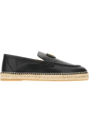 VALENTINO GARAVANI Buty, Mężczyzna, Czarny, 40 EU, Skóra, Espadryle Vlogo