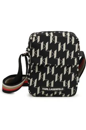 Karl Lagerfeld Torebki, Mężczyzna, Czarny, ONE SIZE, Poliester, Mini Torebka Messenger