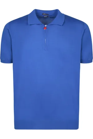 Kiton Koszulki, Mężczyzna, Niebieski, S, Bawełna, Polo Shirt