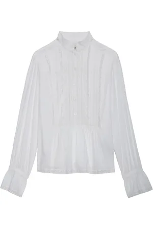 Zadig & Voltaire Bluzki, Kobieta, Biały, M, Stylowa koszula