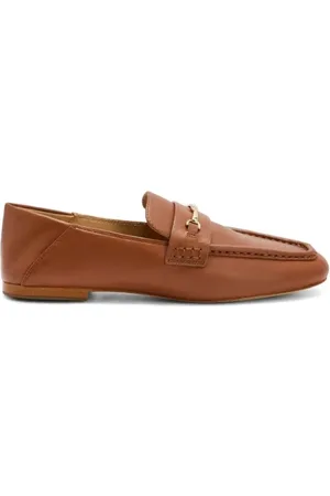 Michael Kors Buty, Kobieta, brązowy, 40 EU, Brązowe Skórzane Buty Płaskie