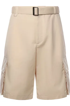 Jacquemus Szorty, Mężczyzna, Beżowy, L, Bawełna, Szorty Bermuda Cargo