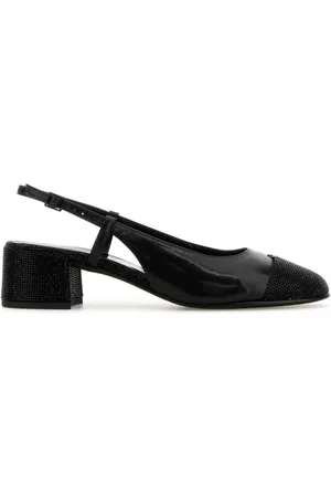 Tory Burch Buty, Kobieta, Czarny, 37 EU, Skóra, Klasyczne czarne skórzane czółenka