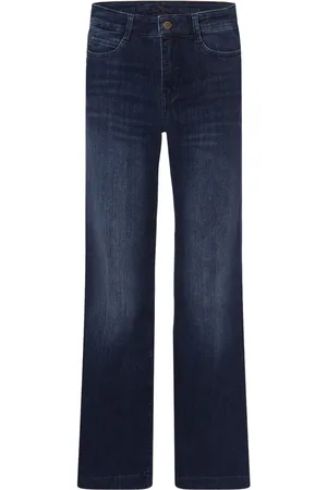 Mac Jeansy, Kobieta, Niebieski, 2XL, Bawełna, Jeansyy Straight