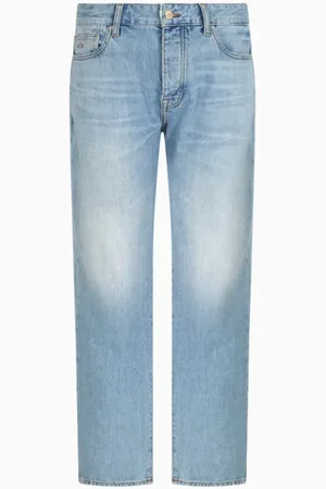 Armani Exchange Jeansy, Mężczyzna, Niebieski, W31, Jasnoniebieskie Jeansyy