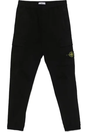 Stone Island Spodnie, Mężczyzna, Czarny, W31, Spodnie Cargo Jogger