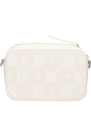 John Richmond Torebki, Kobieta, Biały, ONE SIZE, Skóra, Torebka Camera Bag