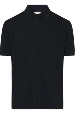 Isabel Marant Koszulki, Mężczyzna, Czarny, S, Bawełna, Stylowa koszulka polo