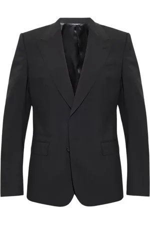 Dolce & Gabbana Kurtki, Mężczyzna, Czarny, XL, Wełniana marynarka