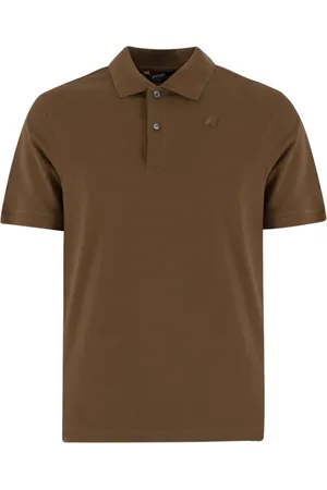 K-Way Koszulki, Mężczyzna, brązowy, L, Bawełna, Amedee Polo Shirt