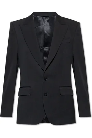Dolce & Gabbana Kurtki, Mężczyzna, Czarny, M, Wełniana marynarka