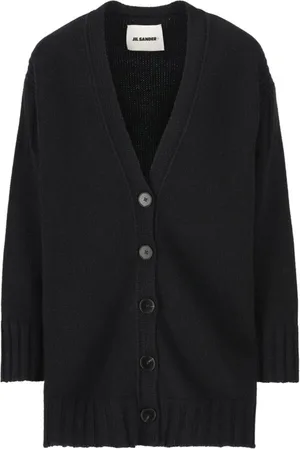 Jil Sander Swetry, Kobieta, Czarny, S, Kaszmir, Kardigan