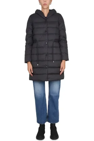 Woolrich Płaszcze, Kobieta, Czarny, L, Lekka kurtka puchowa
