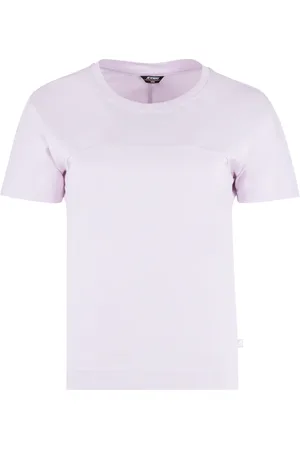 K-Way Koszulki, Kobieta, Różowy, S, Bawełna, Gizelle Cotton T-Shirt