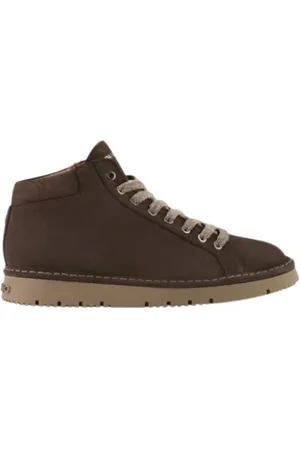 Panchic Buty, Mężczyzna, brązowy, 44 EU, Zamsz, Zamszowe męskie buty - Ebony