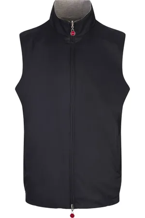 Kiton Kurtki, Mężczyzna, Niebieski, 2XL, Poliester, Kamizelka