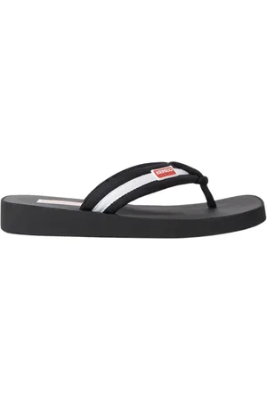 Kenzo Buty, Kobieta, Czarny, 40 EU, Klapki z naszywką logo