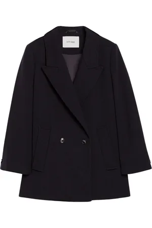 Ivy & Oak Kurtki, Kobieta, Niebieski, XL, Wełna, Jenna Oversized Boxy Blazer