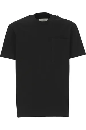 Jil Sander Koszulki, Mężczyzna, Czarny, XL, Bawełna, Bawełniany T-shirt z kieszenią na piersi